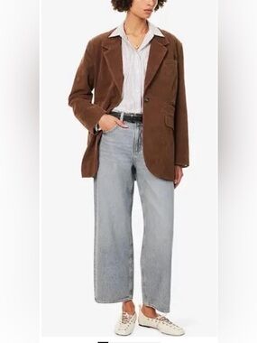 NWT Paige Cameron Ankle Denim Jeans in Grey Isles Women's Sz. 32